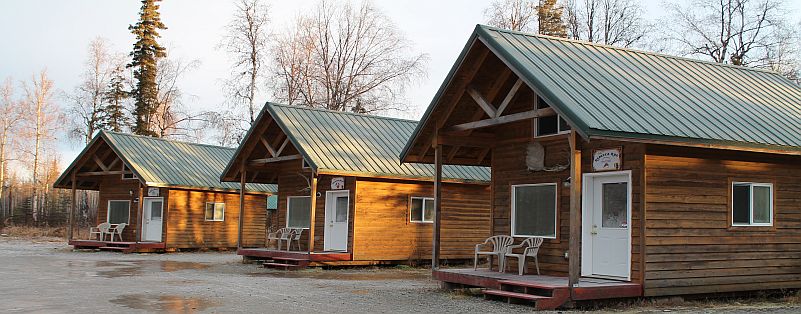 Stay in our clean and cozy cabins